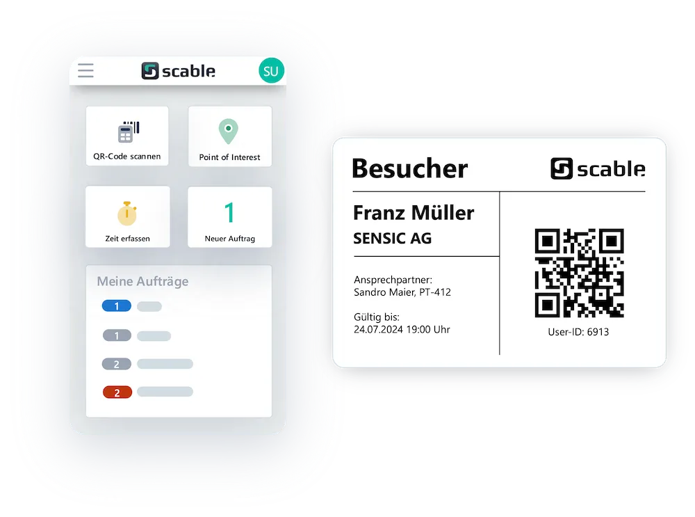 Screenshot des Fremdfirmenmanagements in der ScableOne Instandhaltungs-Software